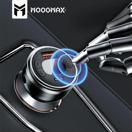 MOOGMAX شاحن و MP3 9IN1 لسيارة 43W منفذين USB + PD