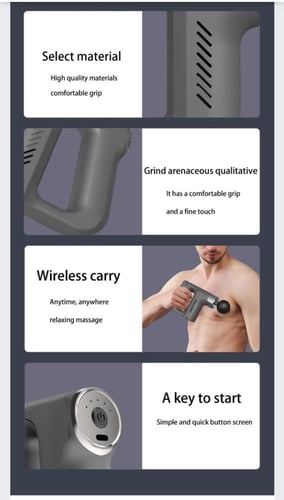 MOOGMAX جهاز مساج الكتروني 4روؤس MA001