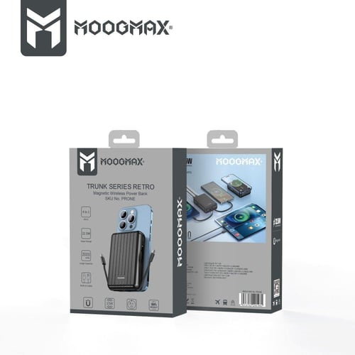 MOOGMAX شاحن متنقل 20000 ترنك 15W PD 4IN1