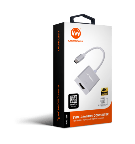 MICRODIGIT موزع من TYPC الى HDMI 4K