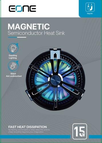 EONE مروحة تبريد للجوال مع شحن لاسلكي