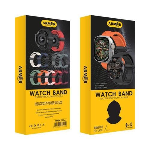 ARMOR سير ساعة ضد الماء ومريح