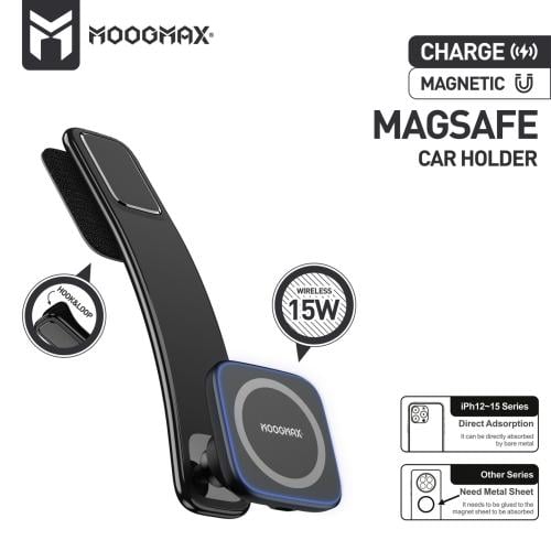 MOOGMAX قاعدة جوال بالسيارة مغناطيس MH152 شحن ماجس...