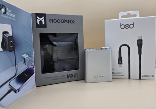 عرض شاحن متنقل 10000 وشاحن منزلي وسلك TYPC الى IPH...