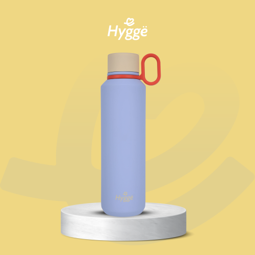 حافظة حرارية باللون سماوي تحفظ الحرارة والبرودة ،...