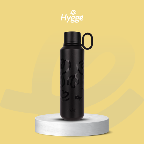 حافظة حرارية باللون الاسود تحفظ الحرارة والبرودة ،...