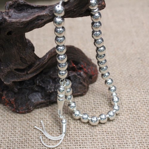 سبحة فضة عيار 925