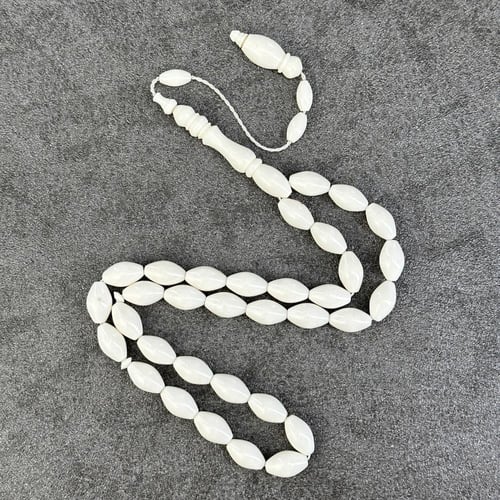 سبحة من عظم الجمل خرز بيضوي