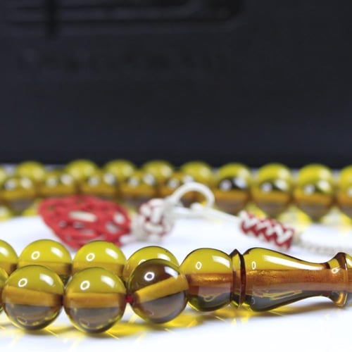 مسباح فاتوران أصفر زيتي لامع