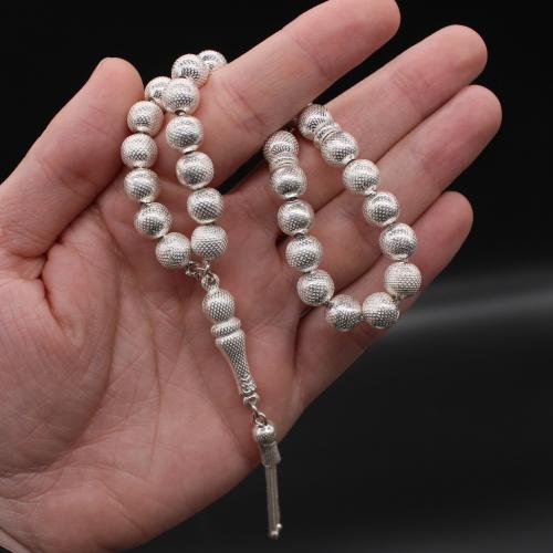 سبحة فضة عيار 925 بوزن 26جرام