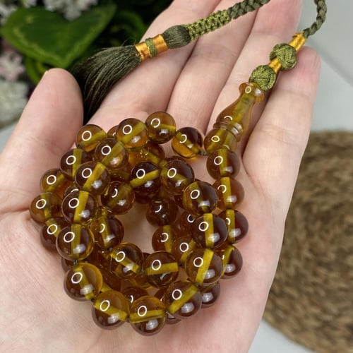 سبحة فاتوران زيتي - 51 خرزة