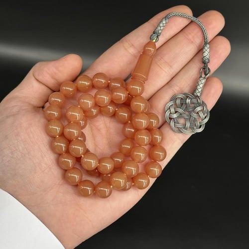 مسباح مسكي بلون عسلي كهرماني