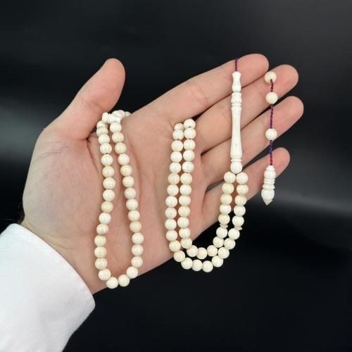 سبحة من عظم الجمل خرز دائري