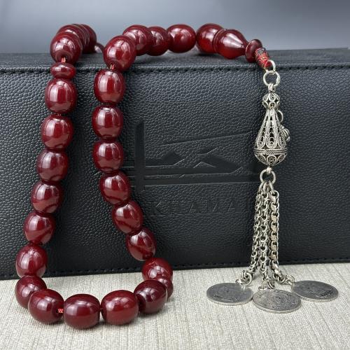 مسباح مسكي كرزي – كركوشة فضة