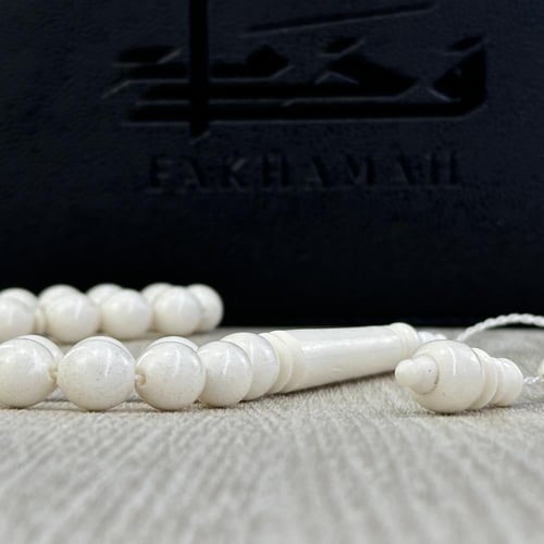 سبحة من عظم الجمل خرز دائري