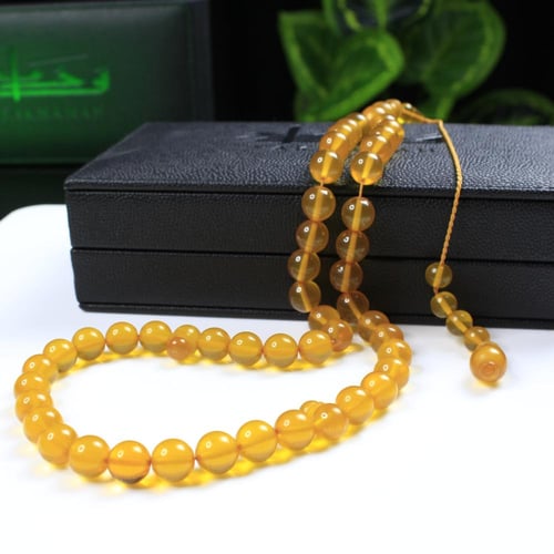 مسباح فاتوران أصفر كهرماني شفاف