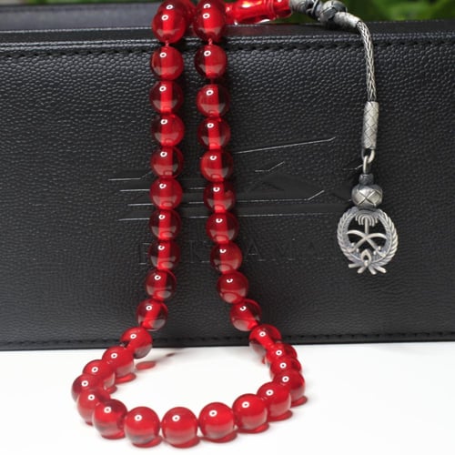 مسباح فاتوران أحمر بشعار المملكة