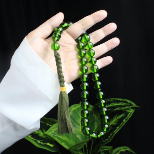 مسباح فاتوران أخضر شفاف – كركوشة قطنية