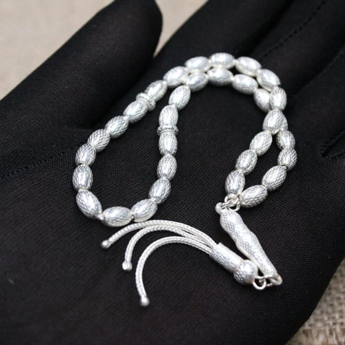 سبحة فضة عيار 925