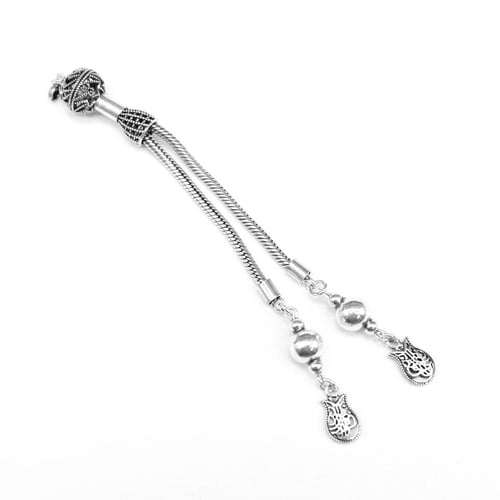 كركوشة فضة 925 بطول 13 سم – تصميم فاخر