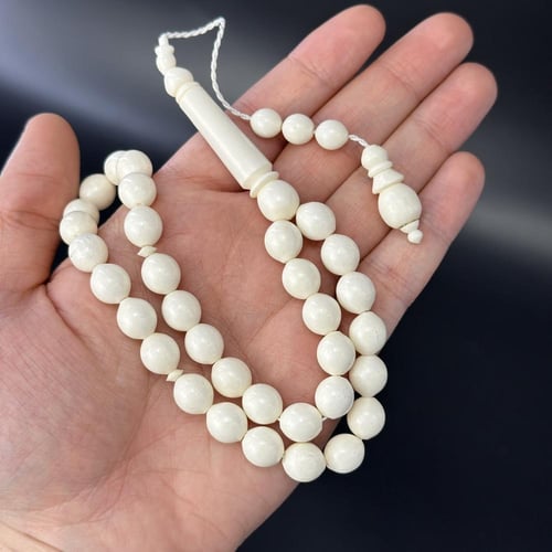 سبحة من عظم الجمل خرز دائري