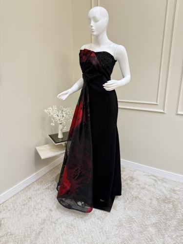 فستان مشجر تطريز