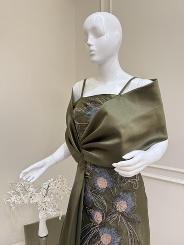 فستان سهرة زيتي