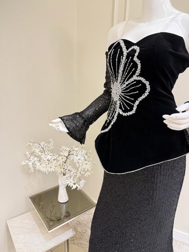 فستان سهرة جوخ