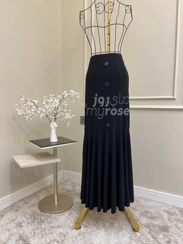 تنورة كلوش زراير