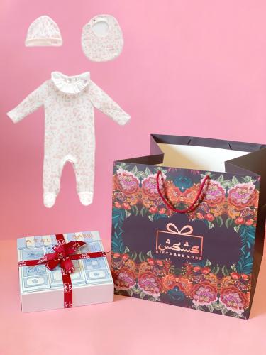 طقم هدايا مواليد قطني من براند Atelier Babbi الفاخ...