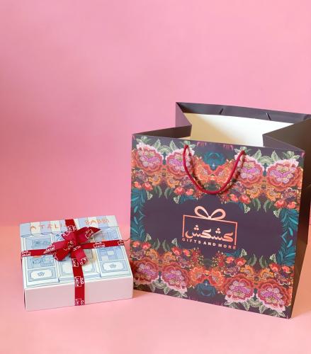 طقم هدايا مواليد قطني من براند Atelier Babbi الفاخ...