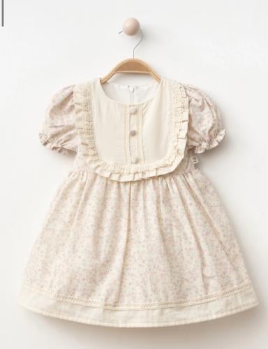 بالونة هدية مواليد مجموعة مع فستان من قطن العضوي