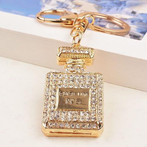 ميدالية مفاتيح كرستالية على شكل عطر