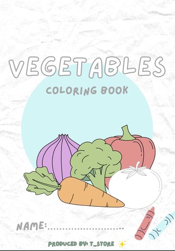 (Coloring the Vegetables (age +4