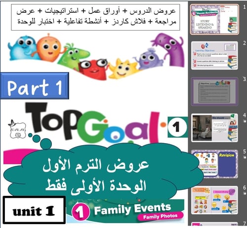 حقيبة الوحدة ( 1 ) TG1 الصف الرابع