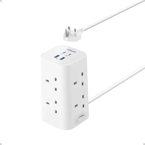 توصيلة كهرباء أنكر (Anker) بـ 12 منفذ وقوة 20 واط...