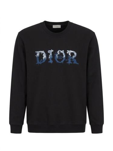 بلوفر ديور رجالي أسود بشعار Dior
