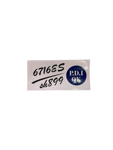 استكر PDI ابيض