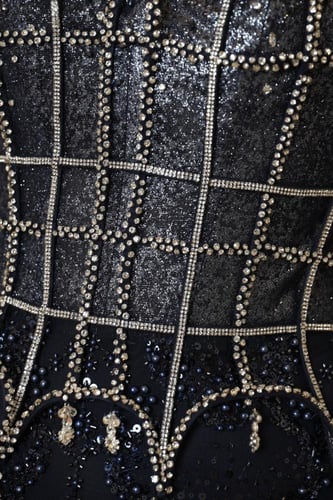 فستان سهرة مكشوف الكتفين مع حمالات 19