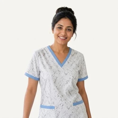 ملابس عاملات مشجر قطن 100% مقاس 2xl