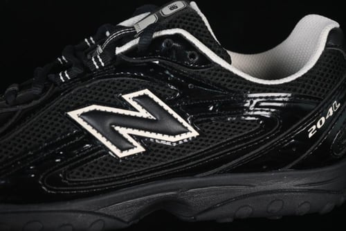 NEW BALANCE 204 RETRO BREATHABLE CASUAL SHOES BLAC...