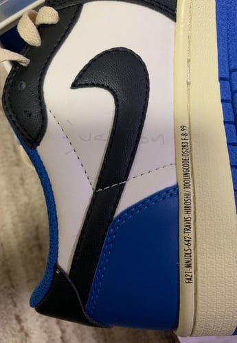 Jordan X Travis Scott