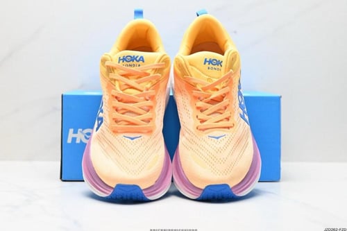 HOKA BONDI 8 Color Block Running Shoes