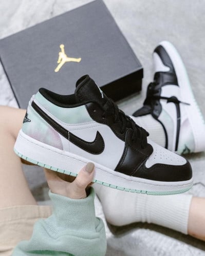 air jordan 1 low easter pastel tie-dye be