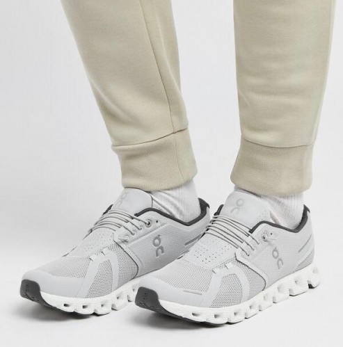 On Running Cloud 5 Glacier Grey White