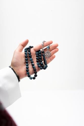 سبحة بكلايت أسود مخلوط