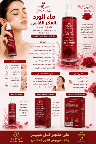 ماء الورد بالعكر الفاسي