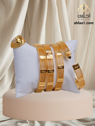 4بناجر مفتاح مطلي وخاتم