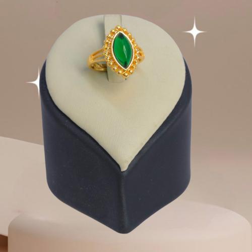 خاتم ملون شرقي مطلي