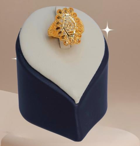 خاتم ساده مطلي